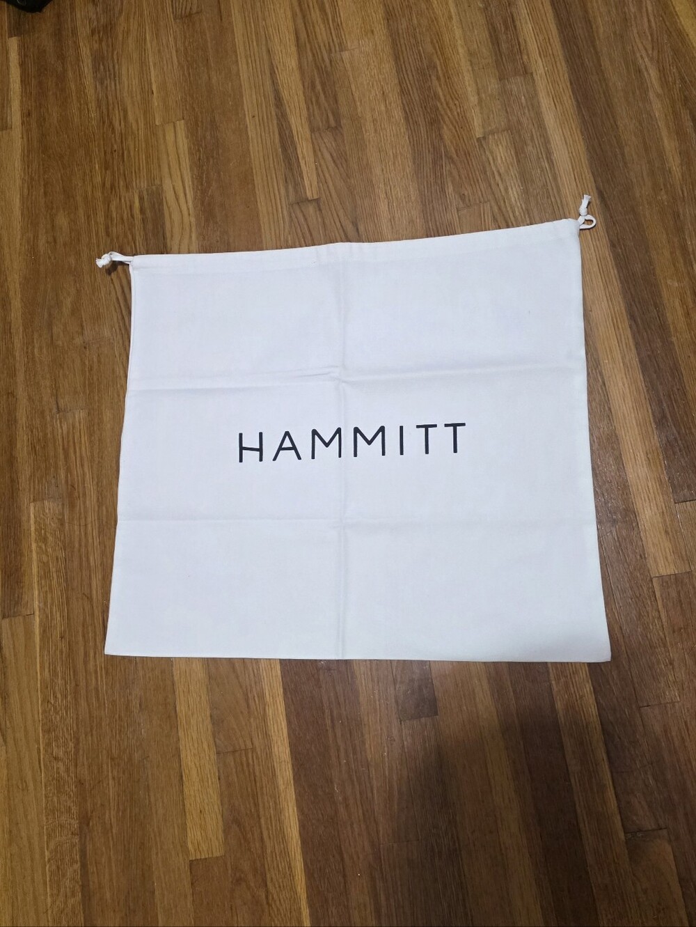 Hammitt White Cotton Drawstring Dust Bag Set - 2-Pack - Picture 2 of 5